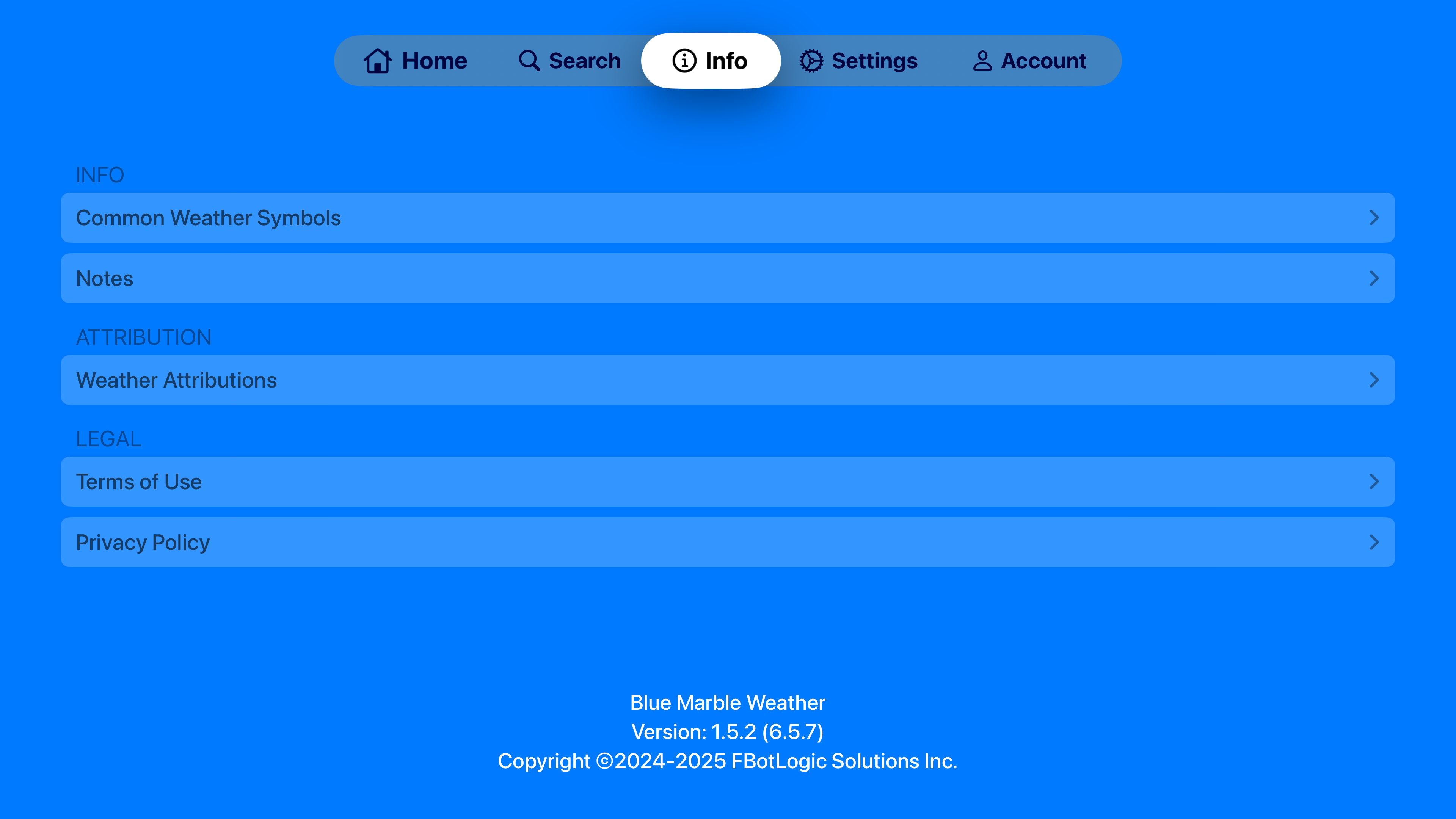 Settings View